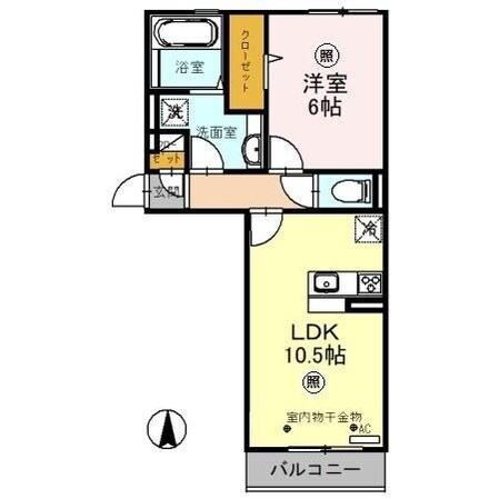 スリーシップの物件間取画像